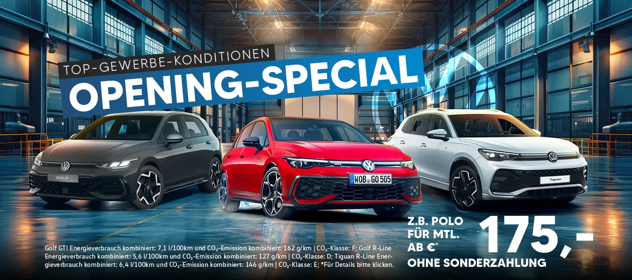 Gewerbe Opening Special
