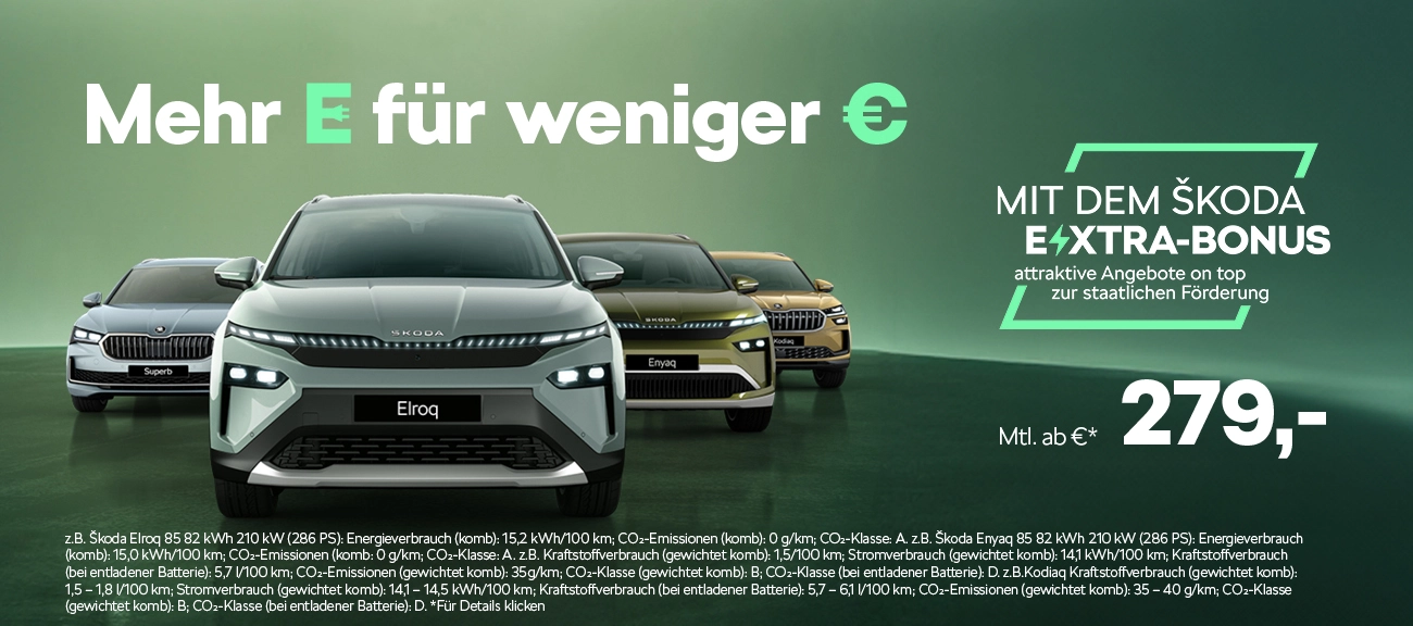 Skoda e-xtra Bonus 