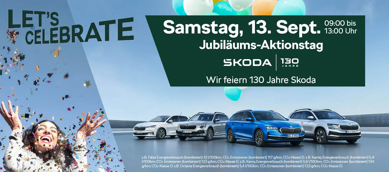 Slider 130 Jahre Skoda