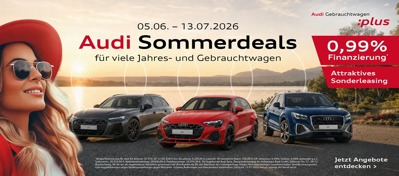 Audi GW Plus Sommerdeals