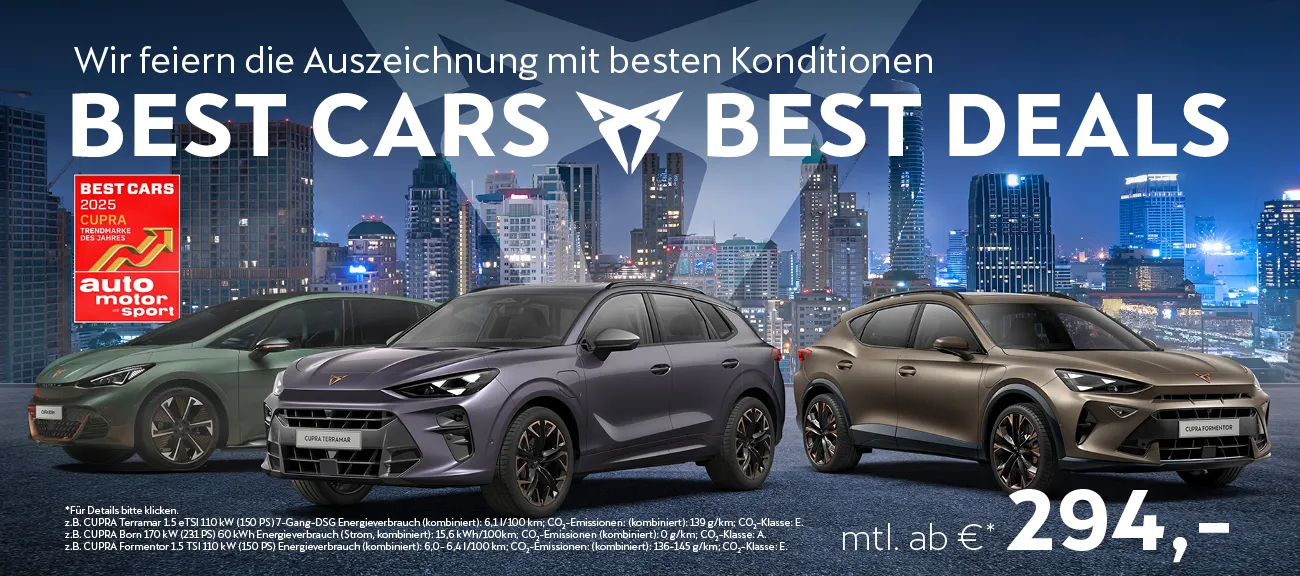 CUPRA BEST DEALS