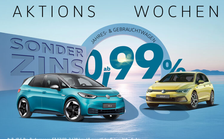  VW VVJ Sonderzins Aktion