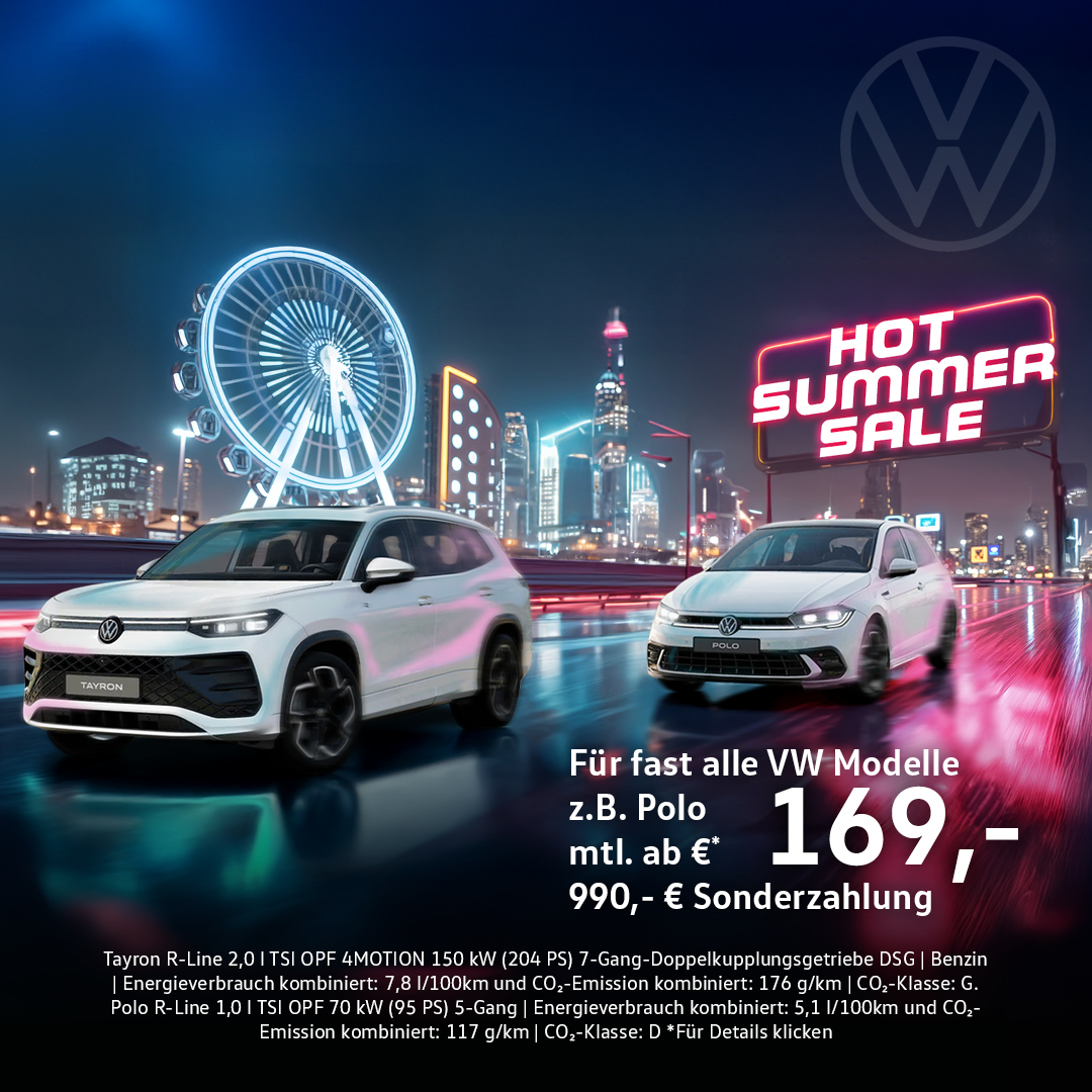 VW Hot Summer Sale