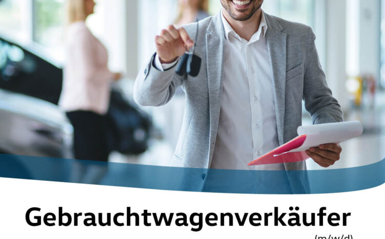  Gebrauchtwagenverkäufer/in (m/w/d)