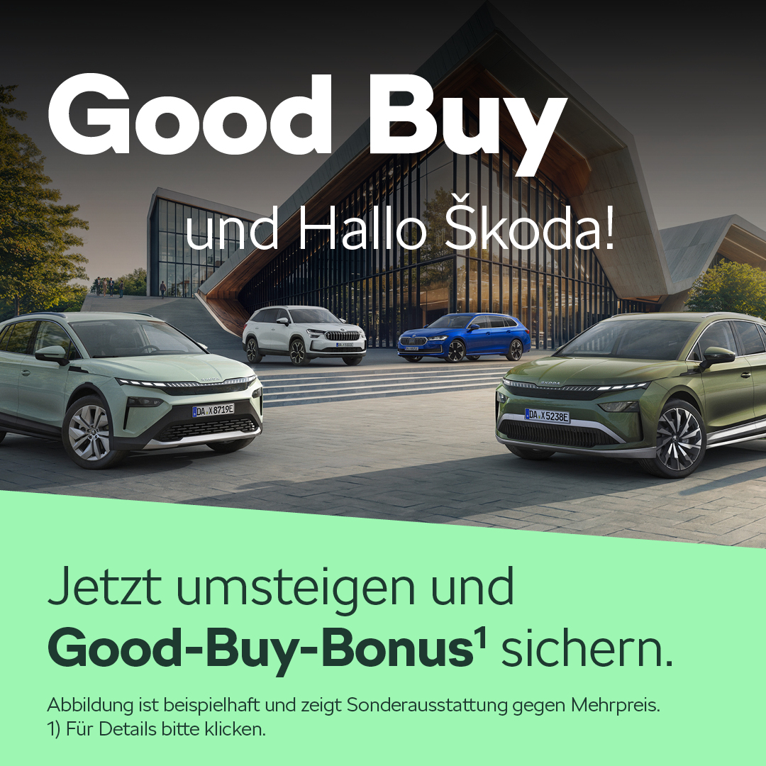 BEITRAG Skoda GoodBuyBonus