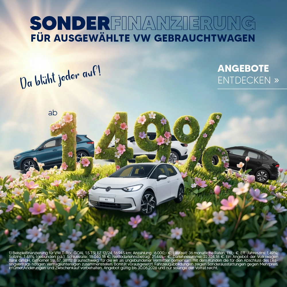 VW Sonderzins Aktion