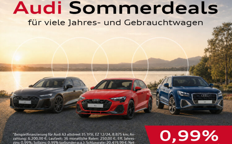  Audi Gebrauchtwagen Sommerdeals
