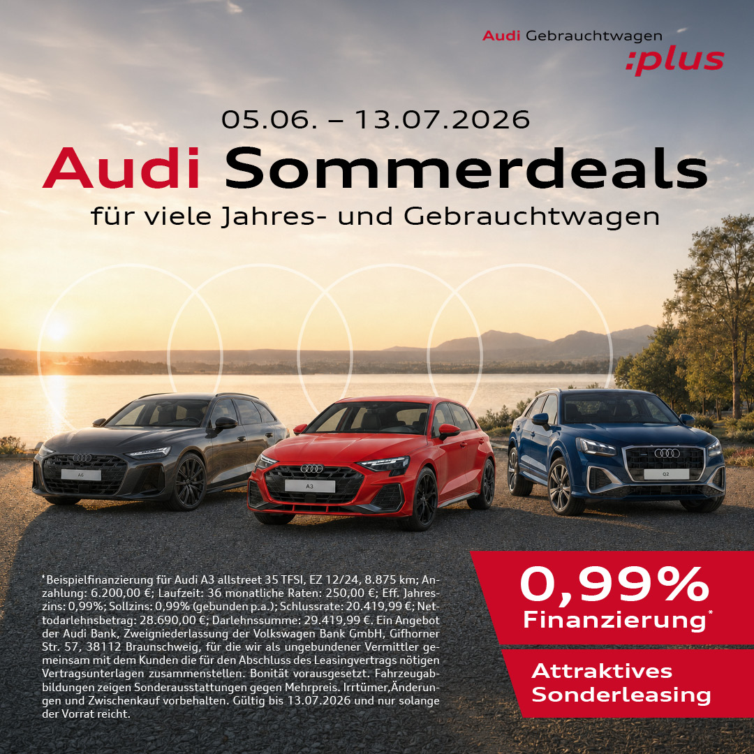 audi sommerdeals